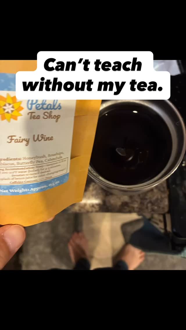 90% of the time you’ll see my husband bring me tea during my lesson. The other 10% I’m making it beforehand 🤣#pianoteacher #pianoandviolin #pianolessons #music #violinlessons #piano #lessons #yeahthatgreenville #musictheory