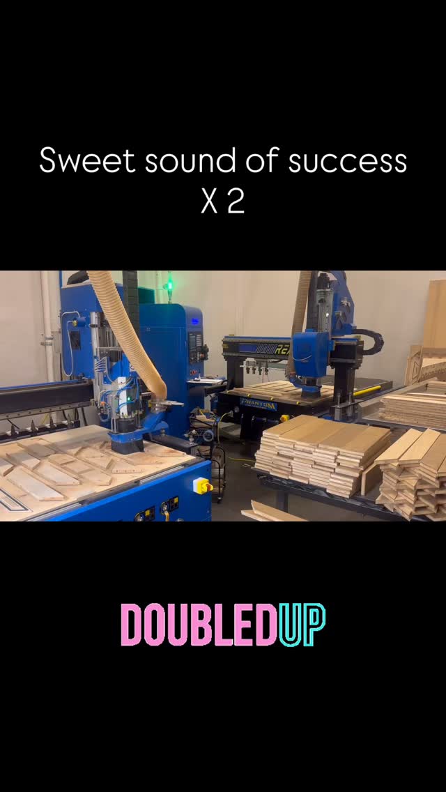 Double the pleasure, double the fun. #phantomcncsystems @advmillworks