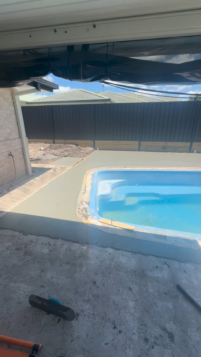 Poolside perfection in progress ๐ฆ๐ฅ #jmhlandscapes #sunshinecoast #mondaymotivation