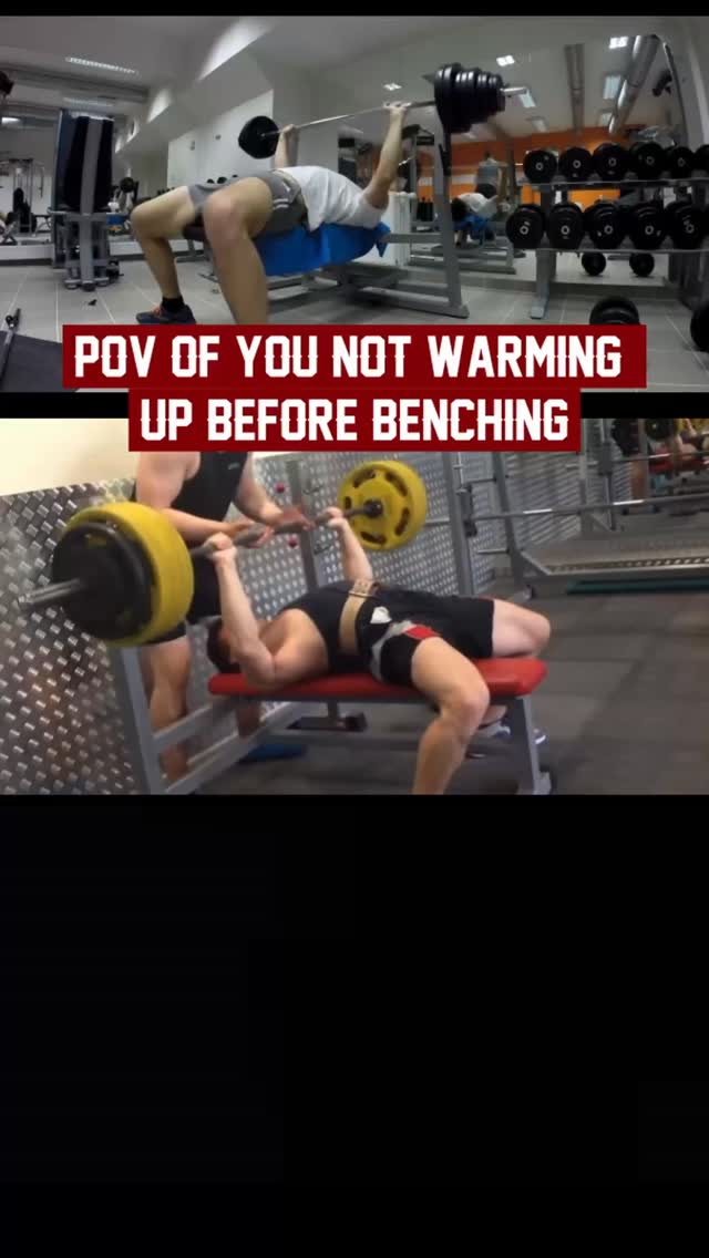 Don’t be that guy 🤦♂️
A few minutes of smart prep can save your shoulders and your ego.
✅ 3x15 banded face pulls
✅ 2x10 internal + external rotations
✅ 2x10 empty bar bench
Warm up right, lift strong 💪 #BenchDay #PlainCityBarbell #GymFails #WarmUpRight #StrengthTraining #BenchPress