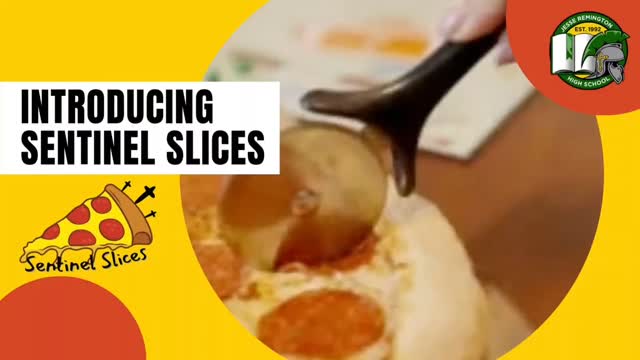 Ben, Ethan, and Meredith are here to give you a sneak peek into Sentinel Slices — the student-run venture powered by an entire team of hardworking creators! 🍕✨
Check out their video to see what the crew’s been cooking up!