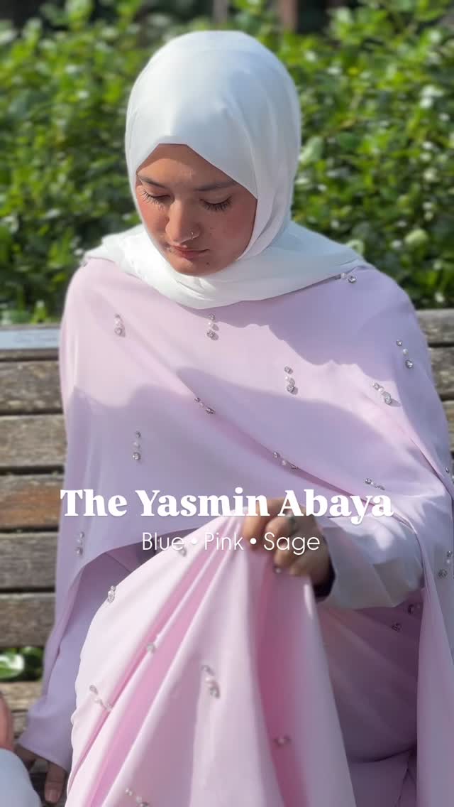 Be the occasion. The Yasmin Abaya . What colour are you ? 🦋🎀🌿
Available in-store & online link bio 🔗
#modestfashion #muslimah #coverage #style #ootd #forher #engagement #hijabtutorial #fyp #hype #instagood #viral #wedding #engagement #hijabinspiration #modesty #hijablook #pink #blueaesthetic #sage