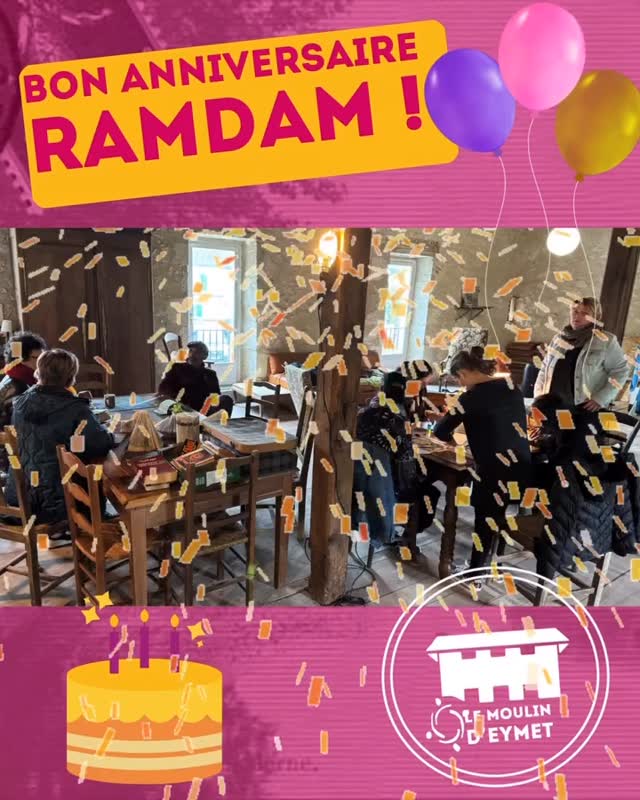 Retrouvons-nous demain samedi 15 novembre pour fêter les 3 ans de @asso.ramdam !
Célébrons le travail formidable accompli par notre recyclerie préférée !
Festoyons en l’honneur de toute l’équipe, leur énergie, leur créativité, leur bonne humeur !
Et trinquons à nos futures collaborations...
