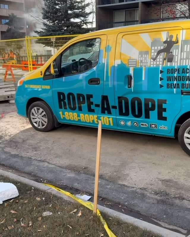 With Calgary’s winter weather moving in fast and no permanent anchors on this building, our team designed a temporary rigging system and were able to complete this job safely and on time, delivering another example of true Work at Height Solutions.
#workatheight #ropeaccess #ropeaccesstechnician #ropeaccessprofessional #safetyfirst #buildingmaintenance #propertymanagement #ropeadopewindows #rigging #yyc