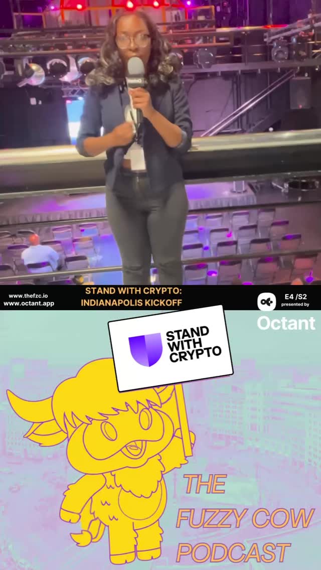 Did you catch the latest episode of The Fuzzy Cow Podcast? Head over to our channel and take a look at Keisha A. s’ coverage of the Stand With Crypto Indianapolis Kickoff event for episode 4, season 2 presented by Octant.
Watch all the fun here: https://lnkd.in/gsmkpEdg