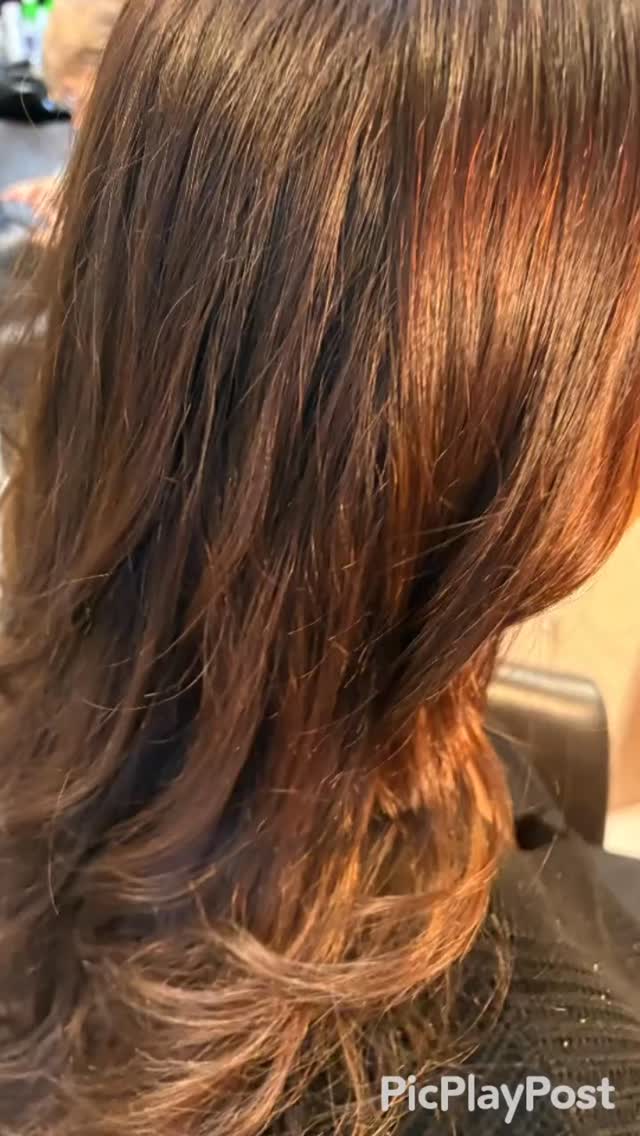 Rich brunette. Gloss mask for at home use till our next appointment. Link in bio.