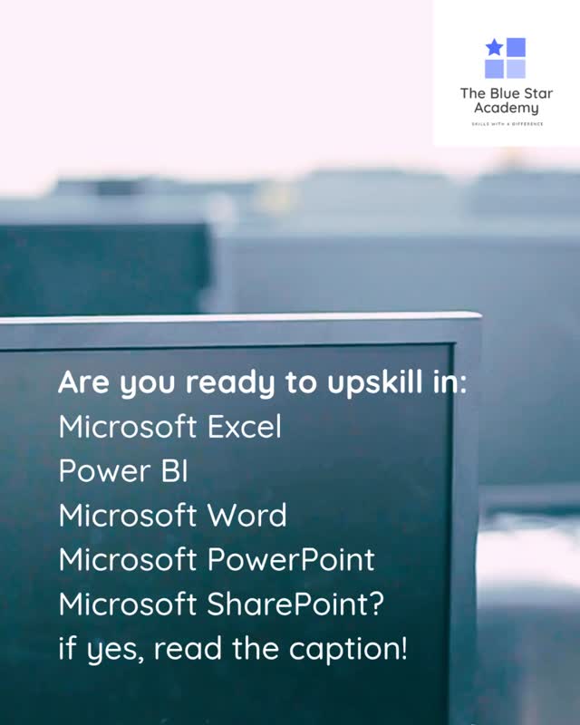 Do you need to do all (or even just one!) of the following?
👌 Use data analysis to make informed decisions within your business?
👌 Transform raw data into stunning reports to share with key stakeholders?
👌 Create polished, professional documents and reports?
👌 Boost teamwork with seamless file sharing and efficient collaboration?
👌 Deliver impactful presentations that captivate your audience and leave a lasting impression?
Yes? Then head over to my website RIGHT NOW, as I have the training solutions ready and waiting for you!
Plus, whilst you’re at it, you can enjoy an exclusive 10% discount on all bundle course deals by joining the mailing list.
Visit my site now to learn more:
www.thebluestaracademy.co.uk
Training available in:
📈 Microsoft Excel
📊 Microsoft Power BI
📝 Microsoft Word
👥 Microsoft SharePoint
🖥 Microsoft PowerPoint
2327 happy students
301 training solutions delivered
19 years of professional experience
11 year of teaching experience
Visit me at www.thebluestaracademy.co.uk
Email me at rachel@thebluestaracademy.co.uk
#NewWebsite #BlueStarAcademy #ExcelTraining #ExcelTips #LearnExcel #ExcelSkills #ExcelForBusiness #PowerBI #DataVisualization #PowerBITraining #LearnPowerBI #BusinessIntelligence #PowerPointTraining #PresentationSkills #PowerPointTips #VisualStorytelling #MicrosoftWord #WordTips #LearnWord #WordTraining #DocumentEditing #SharePointTraining #LearnSharePoint #SharePointTips #CollaborationTools