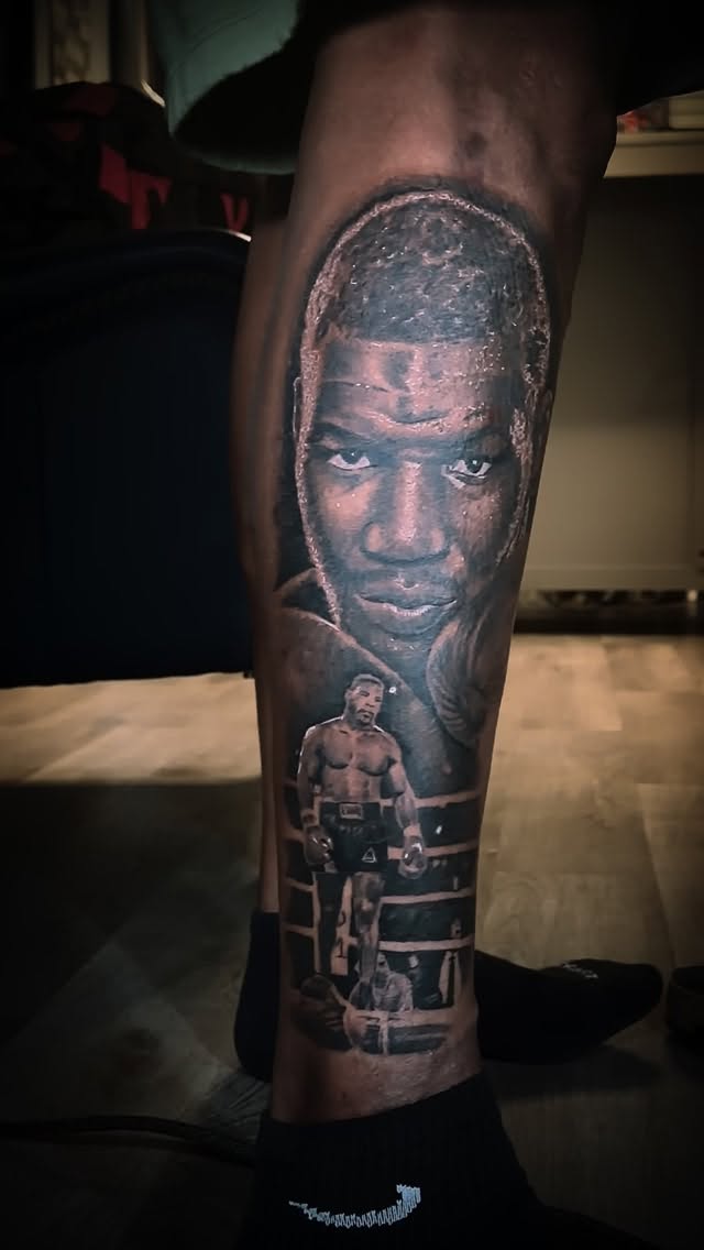 @miketyson Every step is Iron Mike energy 🥊
Full black & grey realism leg piece
Drop a 🥊 if you’d sit for this session.
#miketyson #miketysontattoo #portraittattoo #blackandgreyrealism #blackandgreytattoo #realismtattoo #hyperrealismtattoo #legtattoo #calftattoo #tattooartist #tattooart #tattoorealism #inkedup #inkedmag #tattoolife #michaeltaylortattoos #floridatattooartist #orlandotattooartist #reels #viralreels
