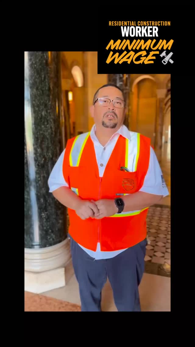 All Residential Construction Workers deserve dignity and respect, free from discrimination and retaliation. Protecting workers from exploitation, including wage theft, is the floor, not the ceiling. We are thankful the City of LA sees the importance of an LA Residential Construction Worker Minimum Wage Study.
George Bocanegra with the Western States Regional Council of Carpenters
#WhoBuildsLA #ResidentialContruction #LAHousing