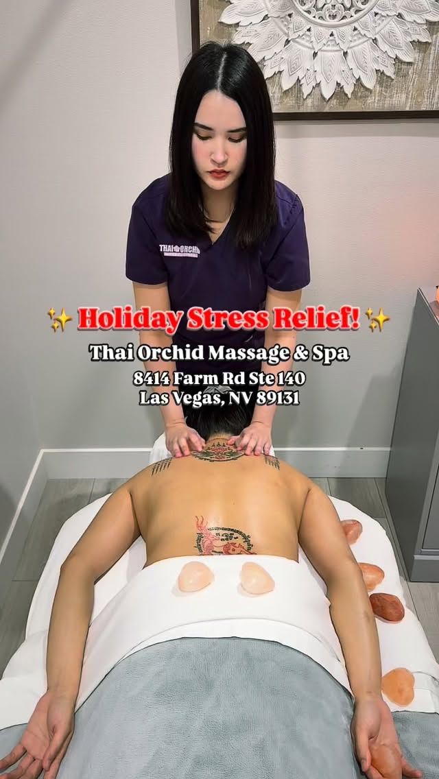 โจ Holiday Stress Relief! โจ
Holidays get you feeling stressed out? ๐๐ We got the cure for you at Thai Orchid Massage & Spa in Centennial Hills, Las Vegas!
Escape the chaos and melt away tension and stress with our massage therapists.
โจ Take your stress relief to the next level! โจ
Consider adding Himalayan Salt Stones to your massage. The benefits include:
๐๐ปโโ๏ธ Deep Relaxation: The gentle heat and mineral properties soothe muscles and promote deep rest.
๐๐ปโโ๏ธ Mineral Replenishment: Essential minerals like magnesium and potassium are naturally absorbed through the skin.
๐๐ปโโ๏ธ Gentle Exfoliation: The stones naturally exfoliate, leaving your skin feeling smooth and refreshed.
๐๐ปโโ๏ธ Positive Energy: Salt stones are believed to promote a sense of well-being and balance negative ions.
Book your escape today and leave the holiday hassle behind!
BOOK TODAY โจ
(725) 259-6295
www.ThaiOrchidMassageSpa.com
๐ซ Walk-Ins & Appointments Welcome
๐ 8414 Farm Road Suite 140
Las Vegas, NV 89131
๐ธ๐ธ๐ธ๐ธ๐ธ๐ธ๐ธ๐ธ๐ธ๐ธ
#stressrelief #stressrelieftips #seasonaldepression #stressmanagement #holidaystress #vegasweather #vegasproblems #vegaslife #vegasliving #lasvegaslocals #northlasvegas #himalayansalt #hotstonemassage #hotoilmassage #fullbodymassage #bodymassage #asmrrelax #holidayseason #vegaschristmas #enchantlasvegas #downtownsummerlin #centennialhillsnv #summerlinlv #lasvegasspa #vegas #f1lasvegas #vegasweekend #vegashiddengem #selfcaretips #selfcaregoals