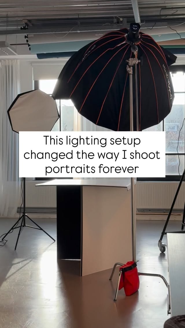 A large softbox as your key light(main light), a rim light to seperate your subject from the background and a fill light to fill in the shadows. This is all you need. Every portrait lighting is a variation of this combination.