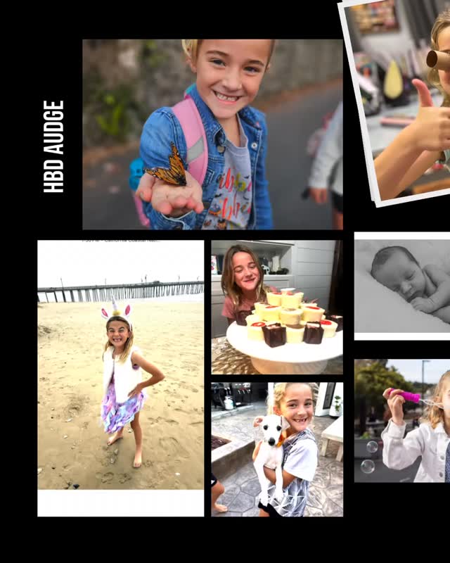 Life with the Audge is nothing short of the good life. She’s smart, strong, silly and sweet. For better or worse she makes us slow down and take a better look at life and what it offers. I can’t imagine life without watching you sparkle and shine going all out in all you do.
We love you Audrey girl. ✨happy birthday to you 💜
