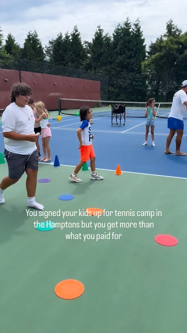 Here @mimpifytennis you get coaches that celebrate and encourage fun movement 🤸🏻♀️🤹🎾 ANY kind of movement at young ages is proven to develop athletic skills faster! If you understand a little bit of tennis, you’ll know that tennis requires a lot of hand eye coordination. If you watch @rogerfederer and how he moves on court, he has been compared to a ballerina 🩰 Tennis is not a static game. Technicals come into play when you understand how to allow your body to flow. Then you start to feel where power can come from AND It makes it SO MUCH MORE FUN 🎾
What our players here also receive is long lasting love for their friends and coaches! The memories they make here every summer have them coming back year after year because we provide the environment for them to learn and build their skills while they are having fun—unlocking core childhood memories!🧡🔐
PS we only do this dance party ONCE every summer as a special event and during the players’ break time. @djtonykerr has been so kind to volunteer his time to spend with us 🥰 every summer! The best DJ in the Hamptons!
@mimpifytennis summer camp registration is NOW OPEN for 2026! Now extended to 9 WEEKS!
Located at Southampton High School Tennis Courts
Mondays to Fridays, 9am-12pm
Ages 5-16 ALL LEVELS
Dates: June 29 - Aug 28
LINK IN BIO
Hamptons tennis summer New York moms Pilates city upper east side west side tribeca tennis tips lessons professional tennis players coaches camp