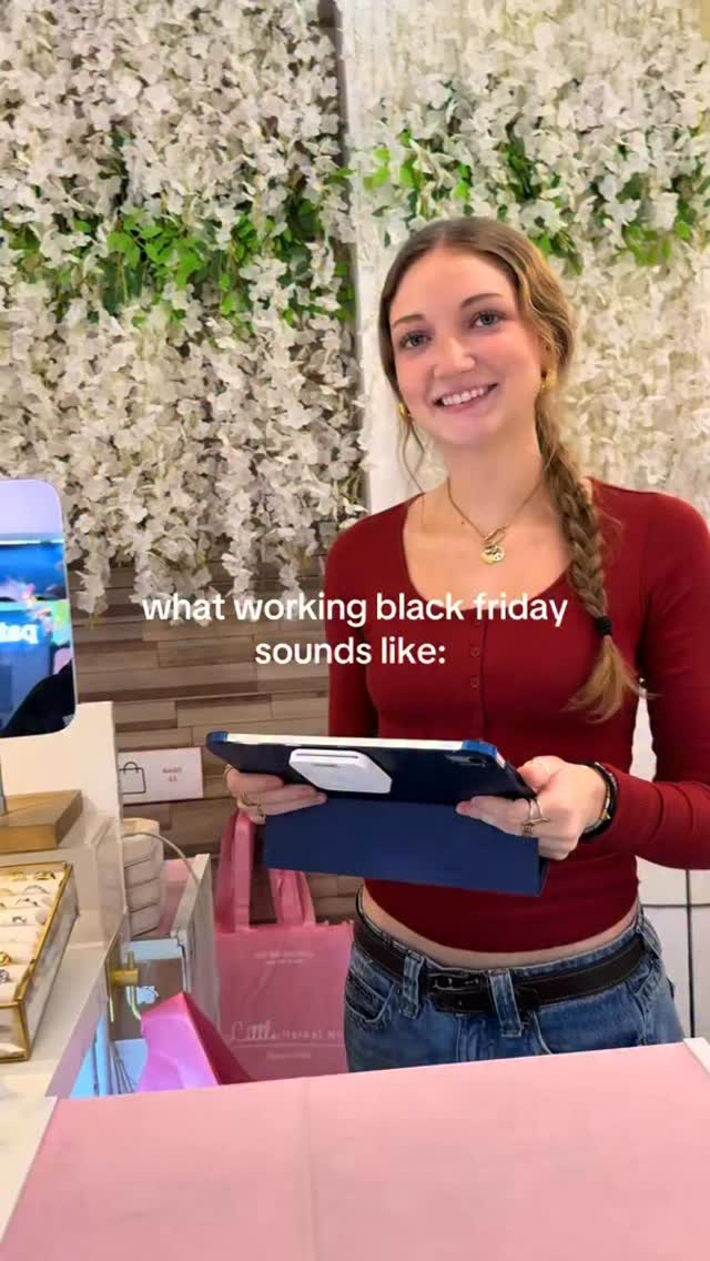 what a day! 🤣
COME VISIT US! 💗
Little Market NYC
📍637 Broadway
⏰Open Mon-Sat 11-7
Sun 11-6
CHARM BARS/ PERMANENT CLOSES 30 MINS EARLY
@caitlynsanderss
#blackfriday #nycthingstodo #workingretail