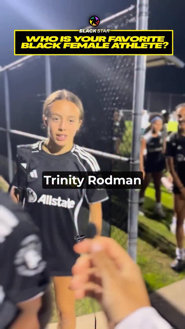 Who is your favorite Black female athlete?
Our @allstate Next Wave National showcase girls gave us their picks after training the first evening. Who did they forget?
#Soccer #Football #WomensFootball #TrinityRodman #NWSL #Rodman #AlyssaThompson #CrystalDunn #GothamFC #WashingtonSpirit
