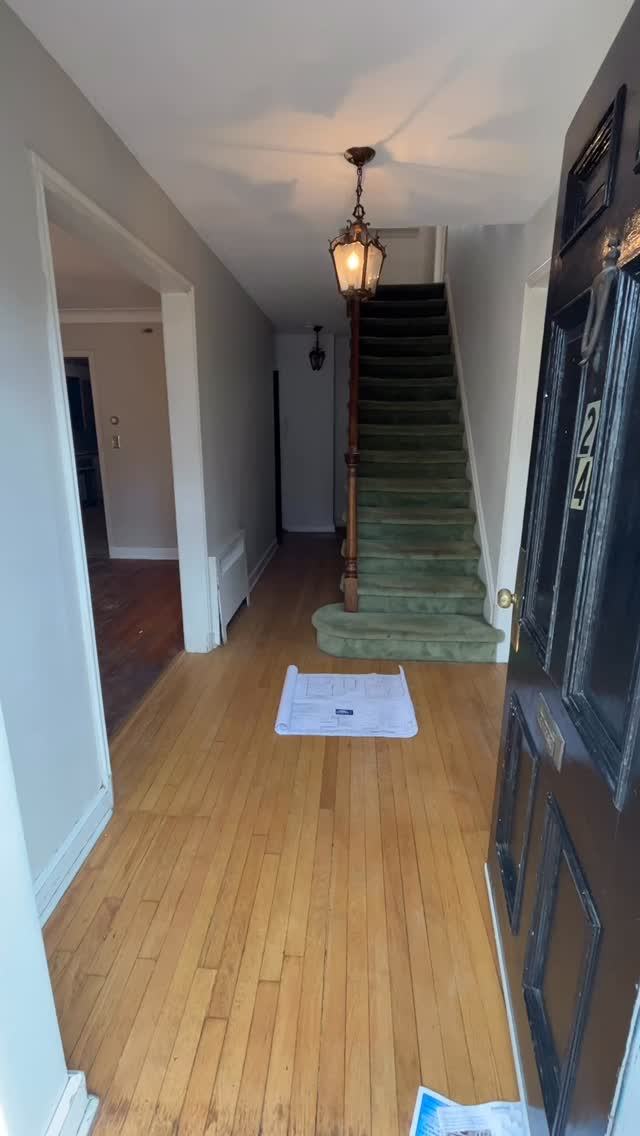 Full home transformation in progress! Complete kitchen redesign, a brand new layout, and a full first-floor renovation from studs to stunning- watch this space as we bring modern design, smart flow and custom details to life. #HomeRenovation #KitchenRemodel #BeforeAndAfter #InteriorDesign #aceremodelingnj #homedesign