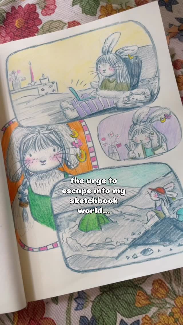 the urge to escape into my own world.
I guess it’s any artist’s gift n a curse. 🌸🙃💖
Since very little I’ve created my own worlds.
Mostly in my imagination.
Then with words & on paper.
I see it as a gift.
Maybe humanity’s best aspect,
our creativity.
I hope we use it for good.
Instead of Black Mirror, we could offer White Mirror or Hope Mirror or Rainbow Mirror.✨🪞✨
If you know the show, you’ll know what I mean.
I think we get to be those mirrors. 💖
Reflect to the world what we CAN be! ✨💘✨
Love, Sofi
#kindnessismagic #selflovechallenge #cutecoreart #sweetart #kidlitillustrator #kidlitcommunity #childrensbookillustrations #magicalart #fantasyillustration #colourfulillustration #rainbowsoul