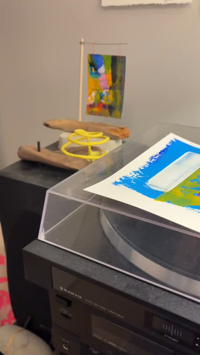 Super excited to have this piece by @kimcooperart up in the studio. #art #buyart #buyartfromartists #artistsofinstagram