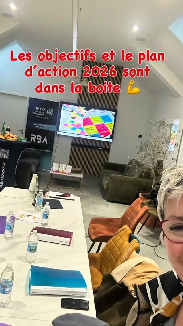 Les objectifs et le plan d’action 2026 sont dans la boite #businesscoaching