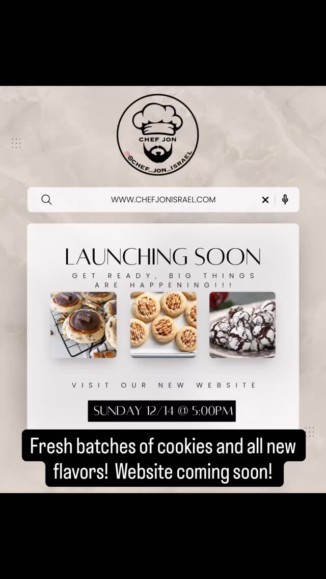 Website launching this Sunday at 5pm. Check us out at the Riverdale Y Sunday market to stock up on our newest flavors and holiday treats!