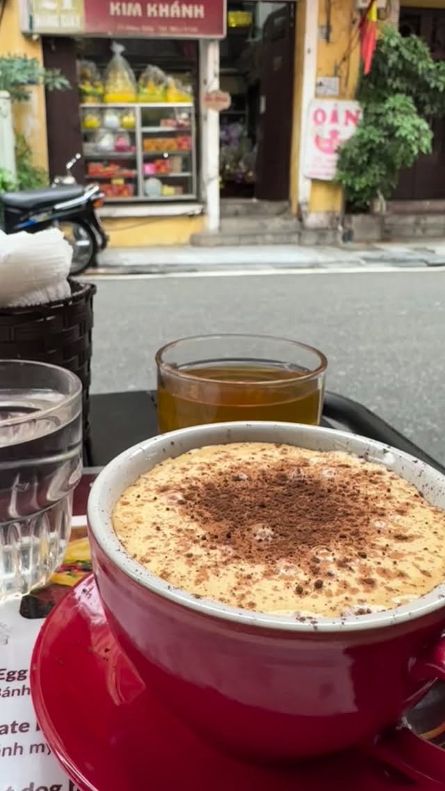 Man, I’m craving a #Vietnamese #eggcoffee in Hanoi. #eatwelltraveloften