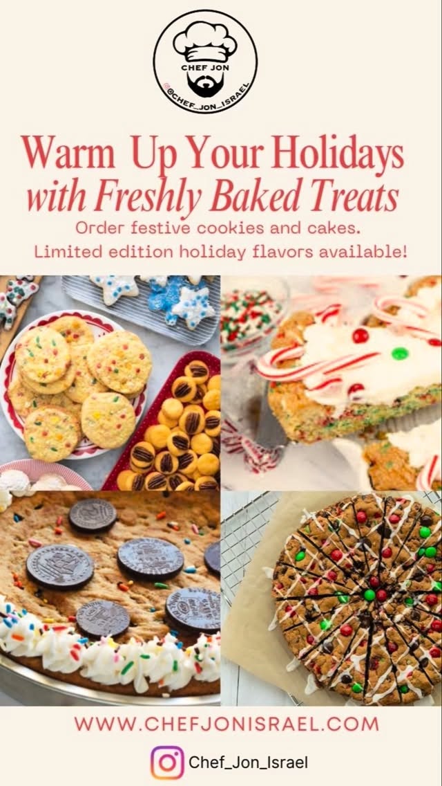 Happy Holidays from @chef_jon_israel. #freshcookies #smallbatchcookies #happyholidays #freshbaked