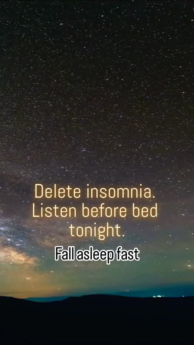 ✨ Drift into deep sleep with calming bedtime affirmations designed to ease your mind, calm your energy, and gently guide you into peaceful sleep. Let these words help you release tension, quiet busy thoughts, and dissolve the grip of insomnia as you settle into comfort and safety. Close your eyes, breathe slowly, and allow yourself to drift. 🌙💤
#healinsomnianaturally #sleep #sleepwell #sleepaid #sleepaffirmations