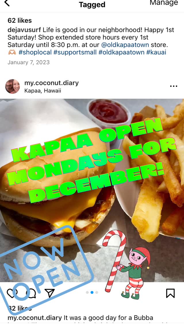 Kapaa is now open Mondays! #cheeseburger #kauai #poipu #kapaa #lunch #kauaifood