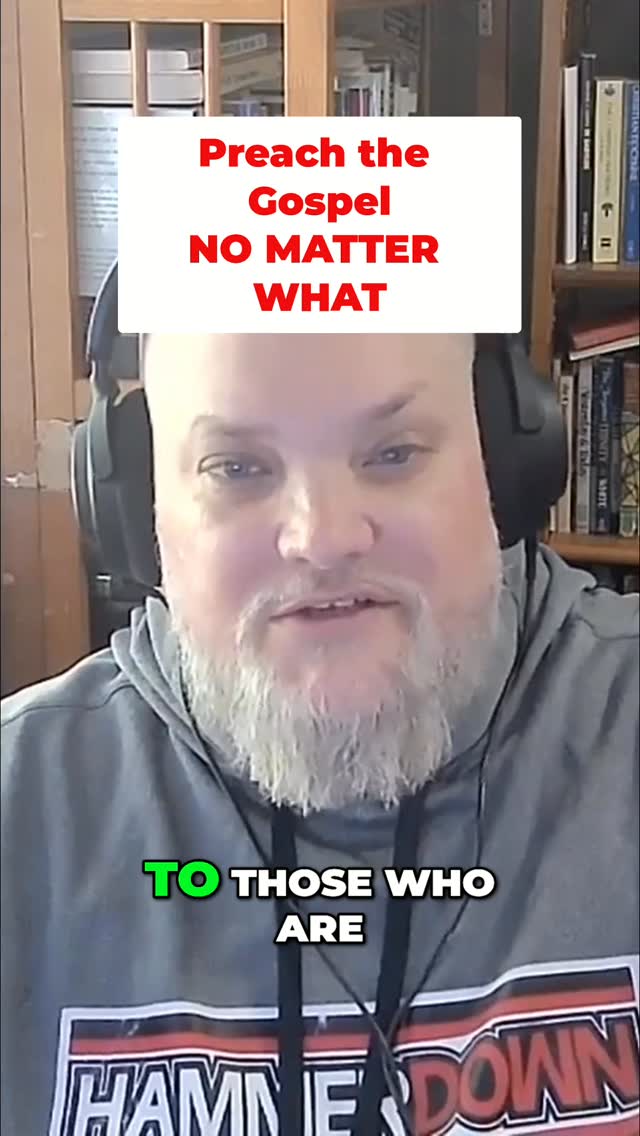 Belonging to Jesus ends the fear of bad news. Preach the Gospel. Love others. Unwavering mission, no matter what. #FaithOverFear #GospelTruth #LoveOthers #ChristianLiving #JesusLovesYou #FaithfulLife #ReelsForJesus