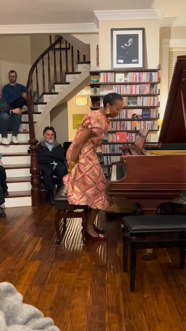 Just conquered my first piano recital in 23 years! I just started lessons in November and I almost chickened out of the recital twice! But I persevered! This win was very personal to me especially since I’ve had many losses this year. Progress over perfection, right? This song is dedicated to my 1st piano teacher the late great Claretta Carroll. Can you guess my favorite song? #piano #practice #progress #closertomydreams