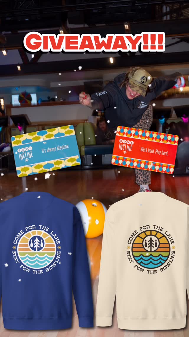 🚨 GIVEAWAY‼️
We are giving away 2 Bowl Incline crewnecks AND a $50 arcade gift card🥳
Here’s how to enter❕
• Tag your partner in crime!
• Share this post!
• Follow @bowlincline
Each one will give you ONE entry and IF YOU DO ALL 3, you will be entered 3 TIMES🎟️
WINNER WILL BE ANOUNCED 1/02/2026
🎅🏼HAPPY HOLIDAYS🤶🏼