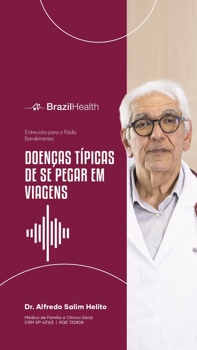O Dr. Alfredo Salim conversou com a Rádio Bandeirantes sobre um tema fundamental para quem vai viajar nas férias: as doenças mais comuns em viagens e os cuidados necessários para evitar imprevistos longe de casa.
🔊 Dê o play e confira as orientações do médico para proteger a sua saúde durante o passeio.
Dr. Alfredo Salim Helito
Clínica Médica e Medicina de Família
CRM SP 43163 | RQE 132808
#DrSalim #RadioBandeirantes #SaudeDoViajante #Ferias #Viagem #Saude #BemEstar #Entrevista