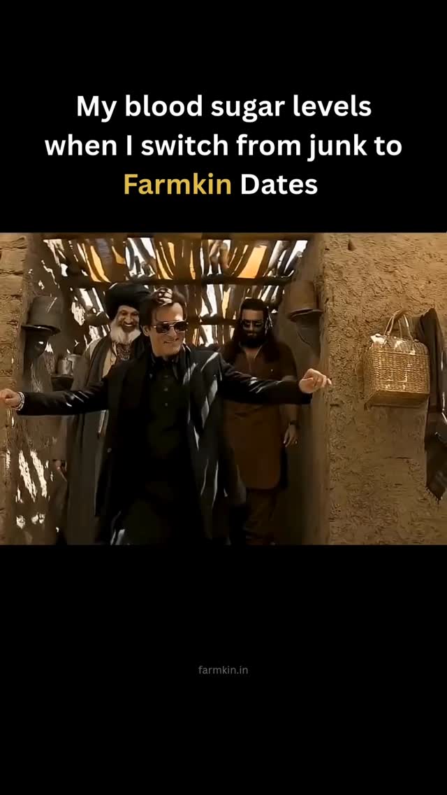 When Farmkin enters the room, the vibe shifts and the sugar crash exits.
The Dhurandhar of snacks is here. 👑
#Farmkin #Dhurandhar #AkshayeKhanna #HealthySwap #Dates #healthysnacking