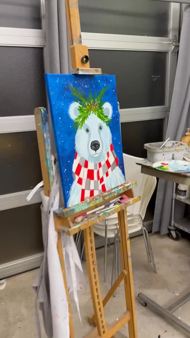 Here's a glimpse of our recent Paint & Sip Party at the Studio! We had an amazing time. Thanks for celebrating with us Sunset Grill! 🎄🎨🎅🏻