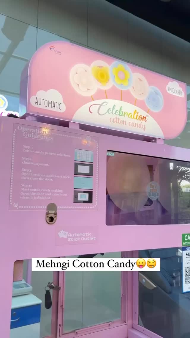 Sugar + Tech = Pure Joy 🍭✨
Our robot makes cotton candy that kids (and adults) can’t stop watching!