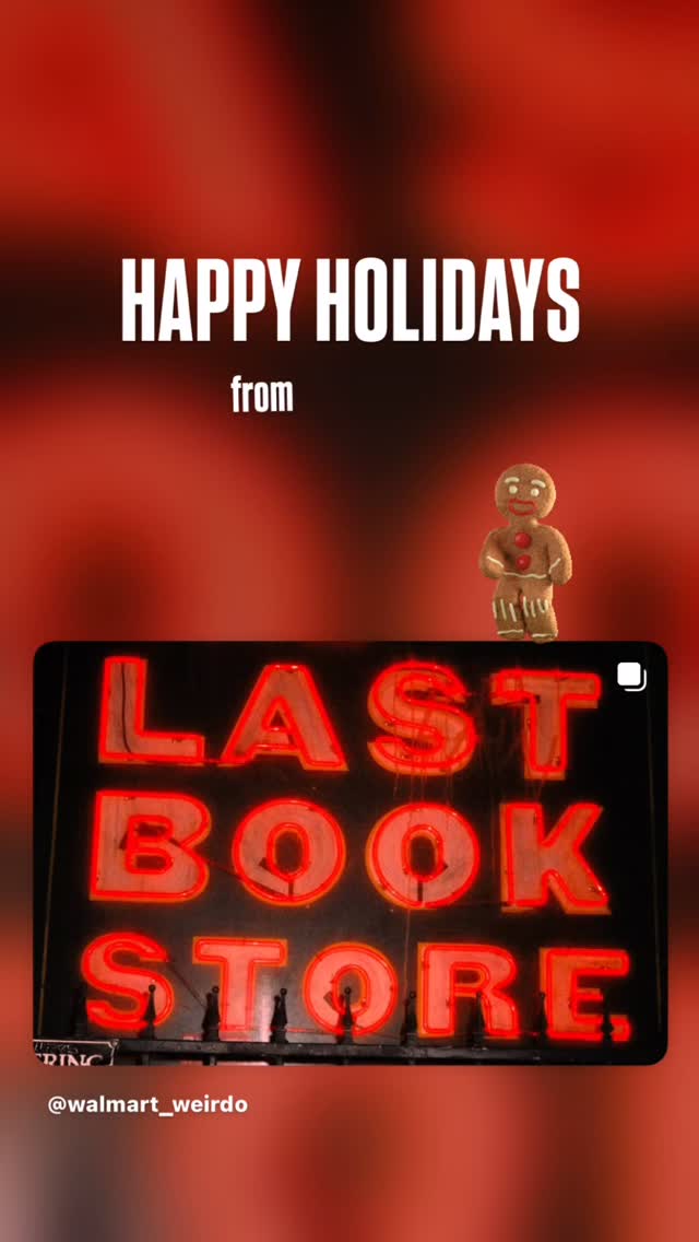 Hope it’s groovy!
#happyholidays #merrychristmas #thelastbookstore