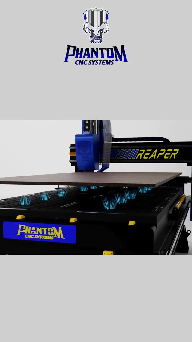 The Reaper CNC.
Built to cut clean, run smooth, and handle real shop work—day in and day out.