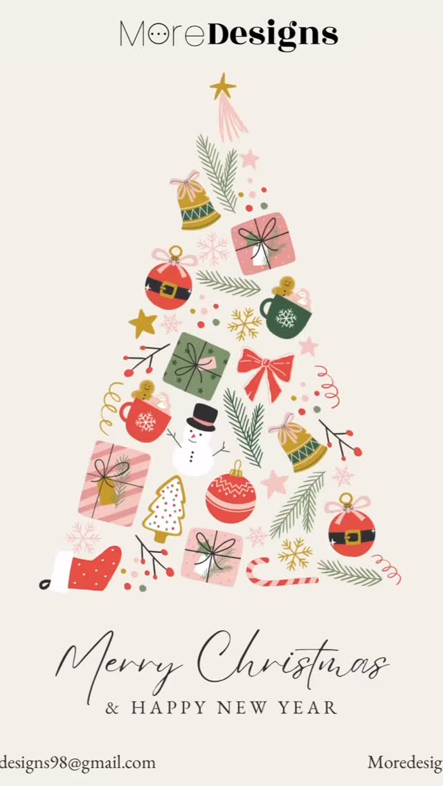 Creativity doesn’t take a holiday 🎄✨
Wishing you a Merry Christmas and a new year full of bold ideas — from Moredesigns.#moredesigns #webdesign #wix #christmas #newyear