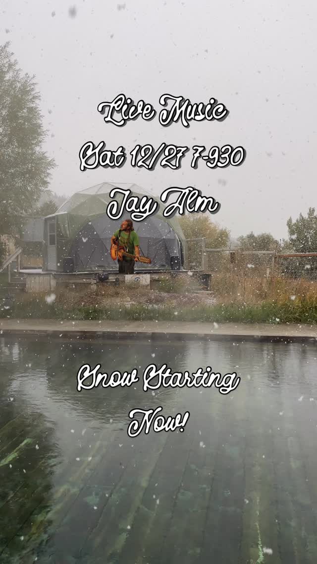 Live music and Snow for you today!