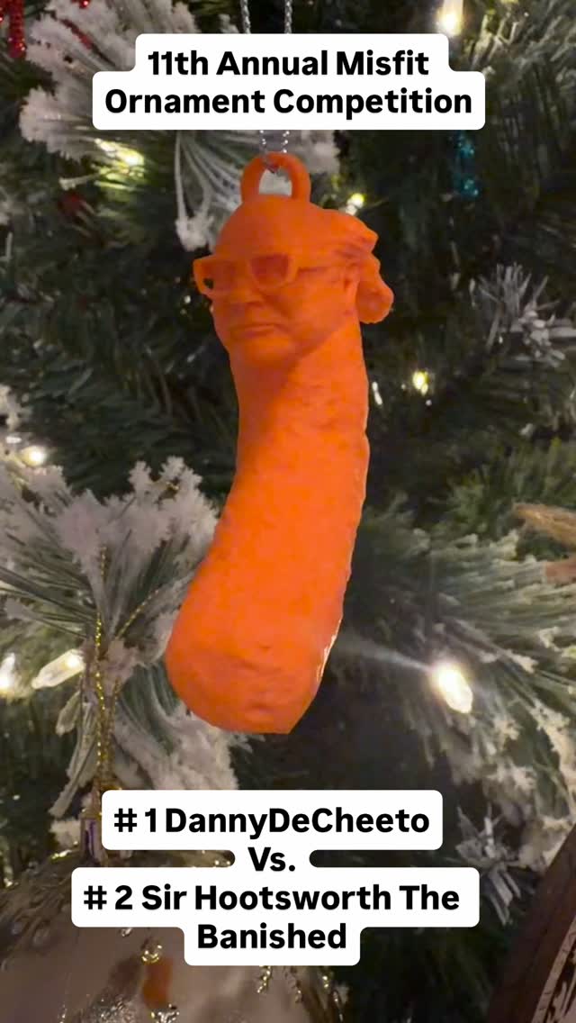 Who do you vote for Misfit Ornament 2025? Write ups in story