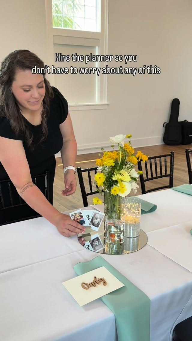 Your only job on your wedding day should be hanging out with your favorite people and feeling the most excited. Not answering questions, setting tables, or managing logistics or decor.
Hire the planner to handle the details so you don't have to!