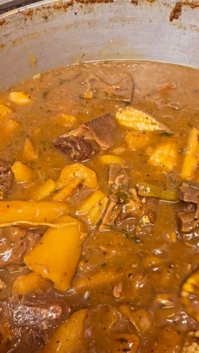 This is how we rung in the New Year, a little piece of us. 🇩🇴🔥
•
#dominicansancocho #sancocho #dmvfood #dmvcatering #dominicanfood comfortfood homecooking mangudelight cateringcompany supportlocal islandvibes