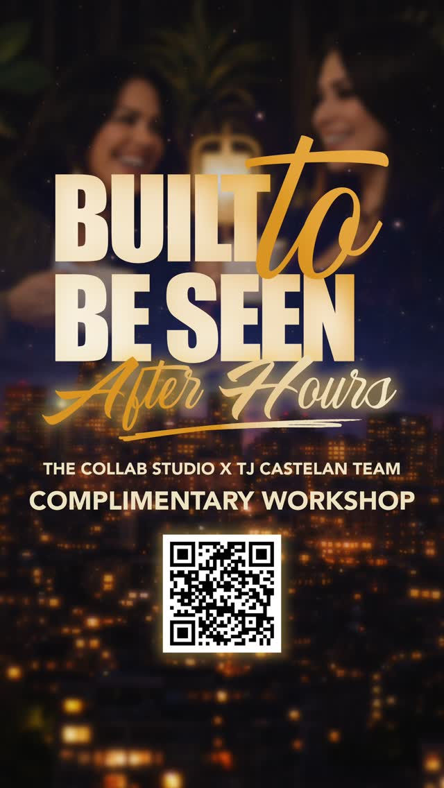 Everyone tells you to “just show up.”
No one tells you how to do it once you do.
That’s the gap this workshop fills.
Built to Be Seen: After Dark is an in-person workshop focused on presence, clarity, and confidence. Not trends. Not algorithms. Not selling.
This isn’t a social media class.
It’s about how you show up on camera, in conversations, and in real rooms and how to stop second-guessing yourself in the moments that matter.
📅 January 16
⏰ 9:30AM-3:45PM
📍 The Collab Studio | Beaumont, TX
💸 Complimentary Workshop
We’re breaking down:
• What to say when talking about your work
• How to say it clearly without rambling
• How to feel more confident on camera and in conversation
• How your online presence should support how you show up in real life
• How to be visible without feeling performative
Hosted in collaboration with The Collab Studio and The TJ Castelan Team.
✨ Spots are limited
🤳 Commen "SEEN" and I'll send you the registration link!