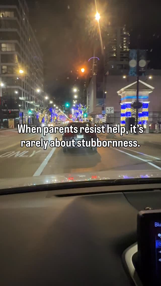 When parents resist help, it’s rarely about stubbornness.
Most of the time, it’s fear.
Fear of losing independence.
Fear of being judged.
Fear of things changing too fast.
Fear of becoming a burden.
Many families struggle with helping aging parents when parents begin refusing help. These moments often show up during senior transition planning, especially when conversations shift toward aging in place, downsizing for seniors, or future senior housing options. Knowing how to talk to aging parents in a way that feels respectful and collaborative can completely change how senior care planning unfolds.
Pushing solutions usually backfires. Listening first matters. Asking what feels hard instead of pointing out what looks wrong keeps parents engaged and involved in the process.
Support works best when it feels collaborative, not corrective.
If this resonates and you want a calmer way to approach these conversations, comment SENIOR for my Senior Transition Guide.
Helping aging parents | Parents resisting help | Senior transition planning | Aging in place support |Downsizing for seniors | How to talk to aging parents