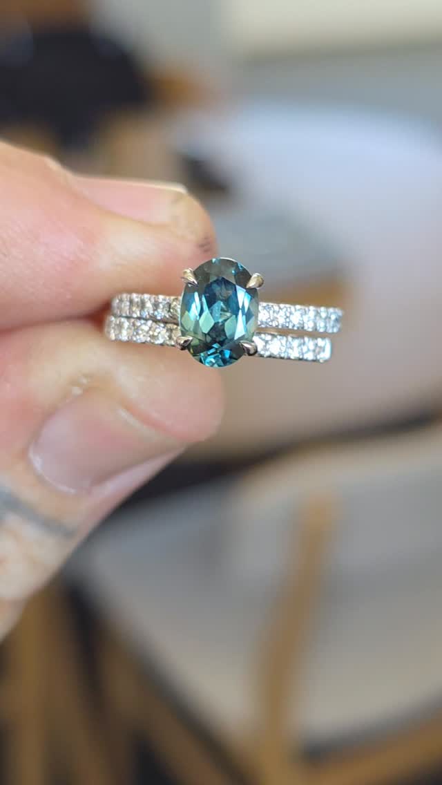 Blue sapphire and micro set diamonds 💎
Lewis came to us wanting a redesign of his engagement ring, to replace the centre diamond with a sapphire and add more bling to the band. Say no more, this wedding set turned out gorgeous! 1ct+ Teal sapphire with micro set diamond shank and matching wedding band to suit in 9k white gold.
To view our available Sapphires, Fine hand-made Jewellery and Custom designing - Dm, email sales@thehouseoffacets.com.au or visit our website to book an online or in-person appointment today.
www.thehouseoffacets.com.au
#microsetting #tealsapphire #australiansapphire