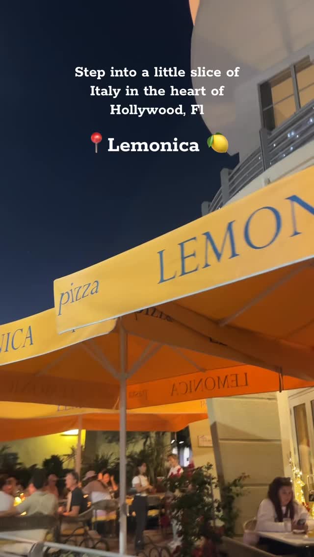 Add @lemonica_miami 🍋 to your list on your next visit 📍Hollywood Fl #lemonica #italianfood #italy #southflorida #miamirestaurants