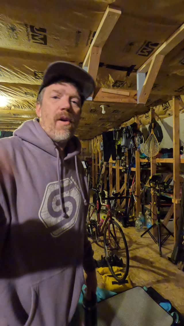 What did you do Friday night? I was boring and hung out in the garage.playing with lights and cameras.