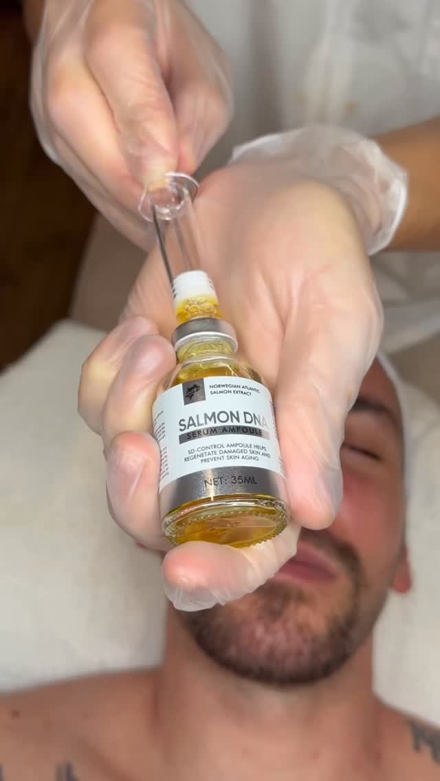 Salmon DNA facial at Idan Med Spa #sanfrancisco #losangeles