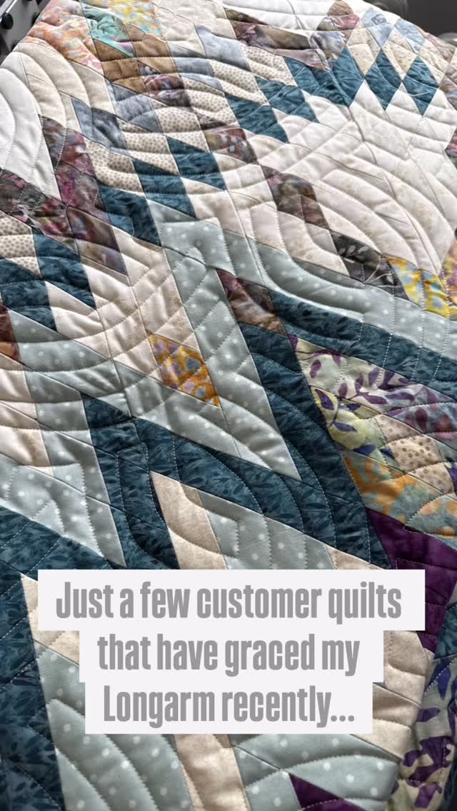 Customer quilts — longarm finished in the studio 💛
Always honoured to help bring your beautiful work to completion.
#longarmquilting #quiltingservice #quiltfinishing #modernquilt #quiltsofinstagram
slowmade handmadewithlove fiberartist
canadianquilter yycquilters madeincanada
quiltcommunity customquilting