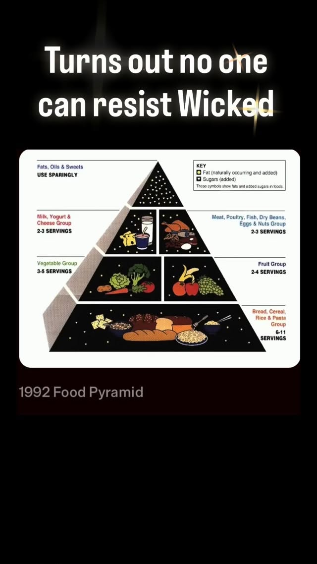 Flip it around! 🪄🩷💚
Jokes aside, my main qualms with the delivery (not necessarily the content—I can make a post on that later) of the new guidelines is that moving back to a pyramid from MyPlate reduces the educational effectiveness of their messaging. It has added an additional layer of deciphering that has to be done to make the guidelines actionable. While it wasn’t perfect, MyPlate was at least actionable.
(And I can’t take credit for the MM / WW idea— that was all @arialg)
#dietaryguidelines #myplate #newpyramid